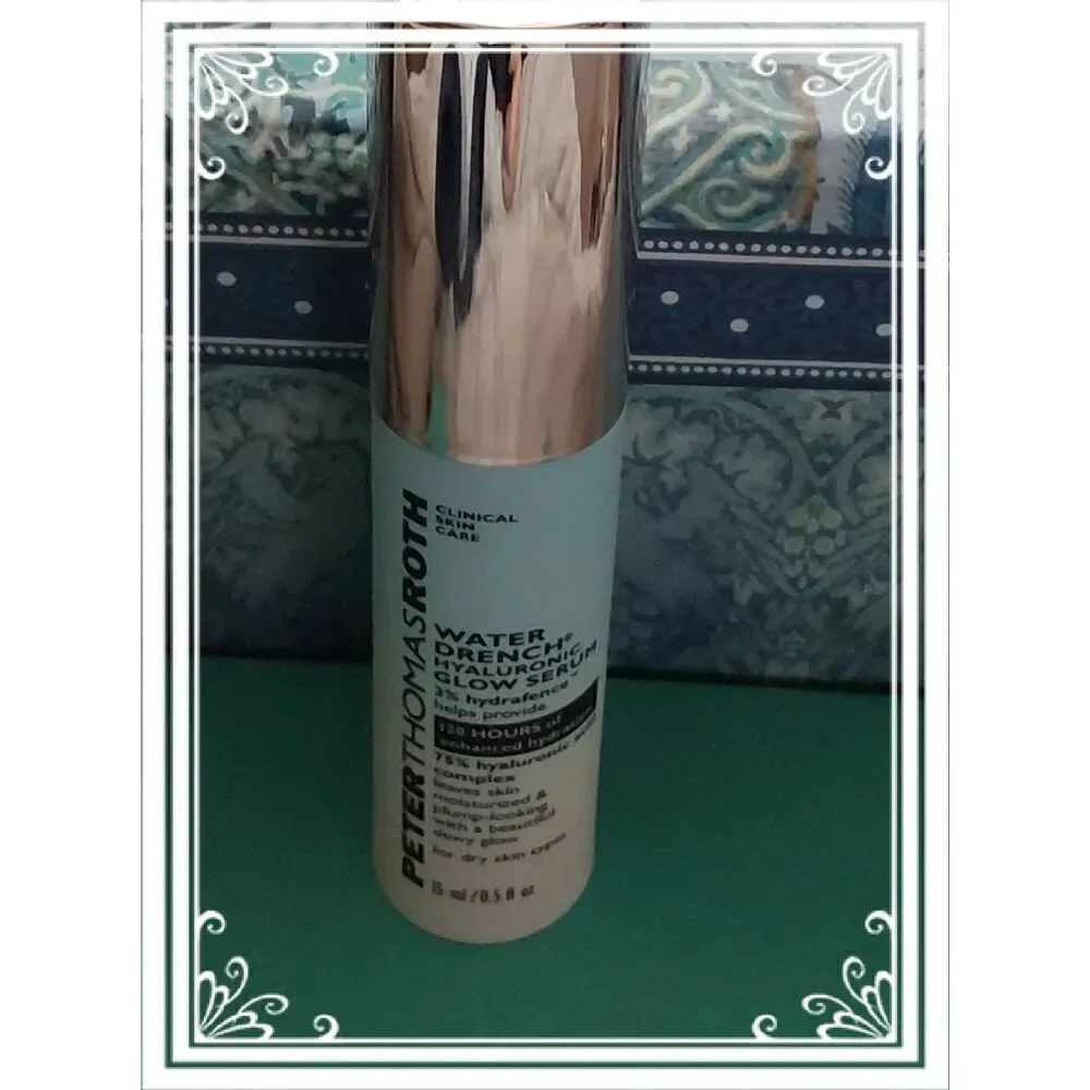 Peter Thomas Roth Water Drench Hyaluronic Glow Serum~15 ml/0.5 fl.oz.~$72 Value